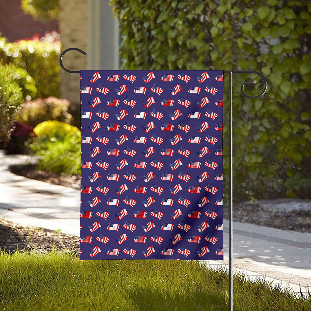 4th of July American Flag Pattern Print House Flag