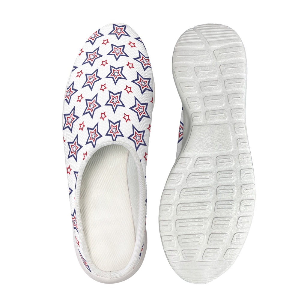 4th of July USA Star Pattern Print Mesh Casual Shoes