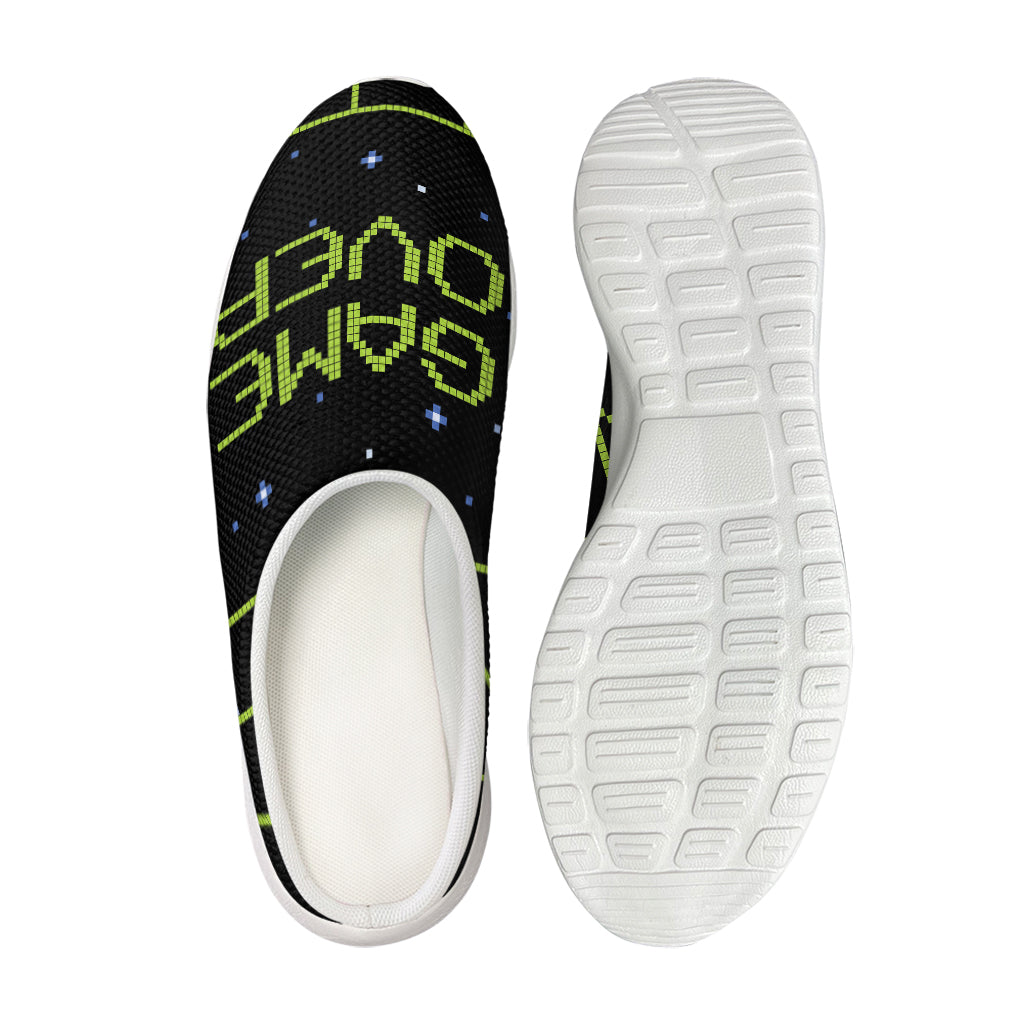 8-Bit Game Over Print Mesh Casual Shoes