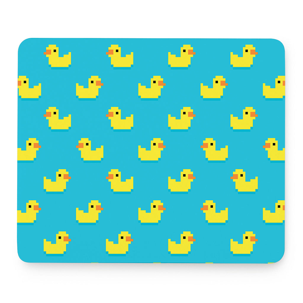 8-Bit Rubber Duck Pattern Print Mouse Pad