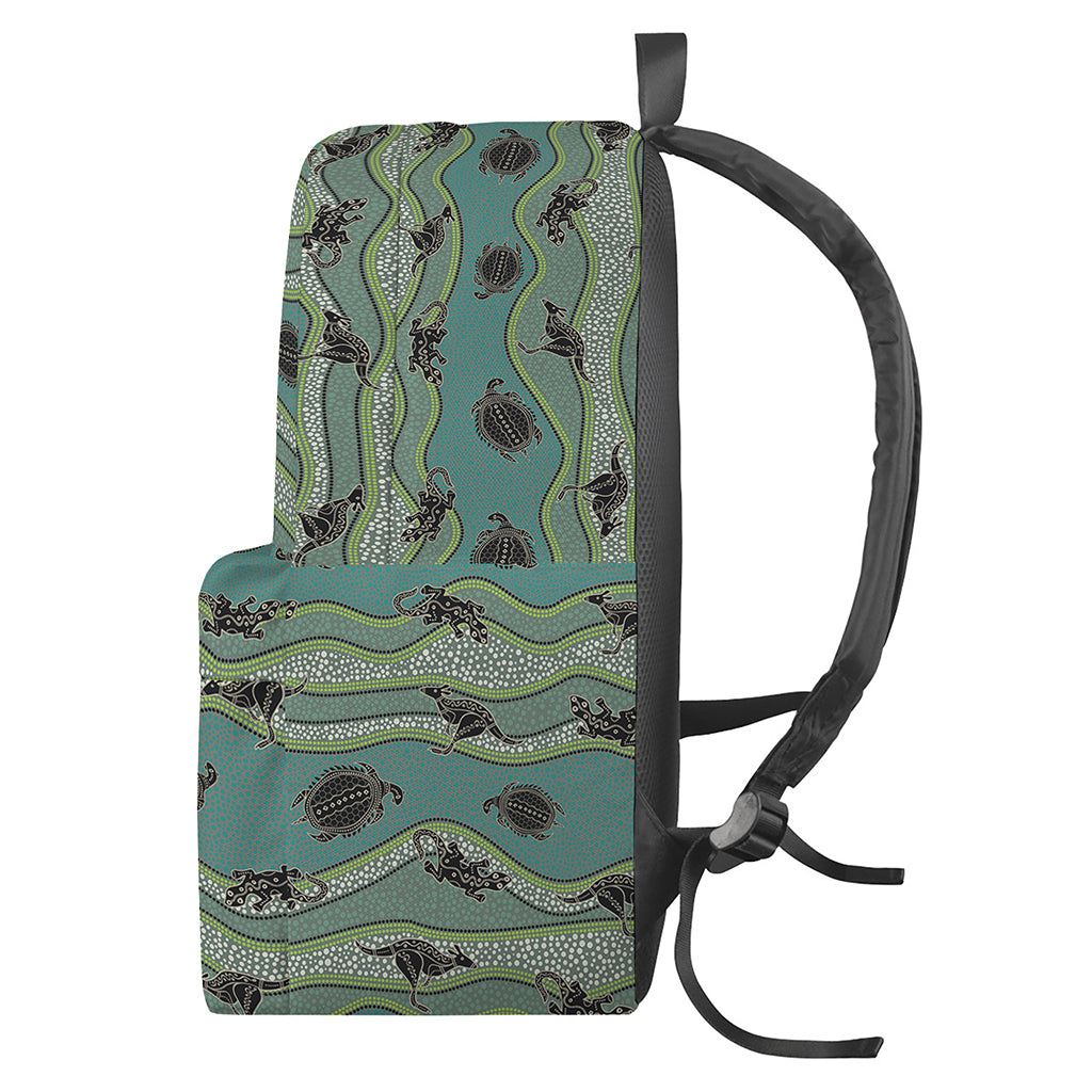 Aboriginal Animals Pattern Print Backpack