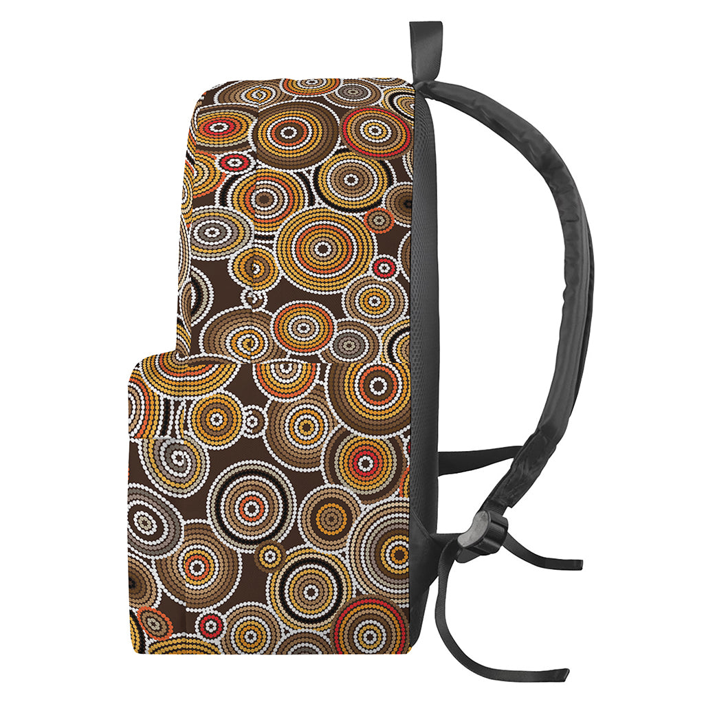 Aboriginal Art Dot Pattern Print Backpack