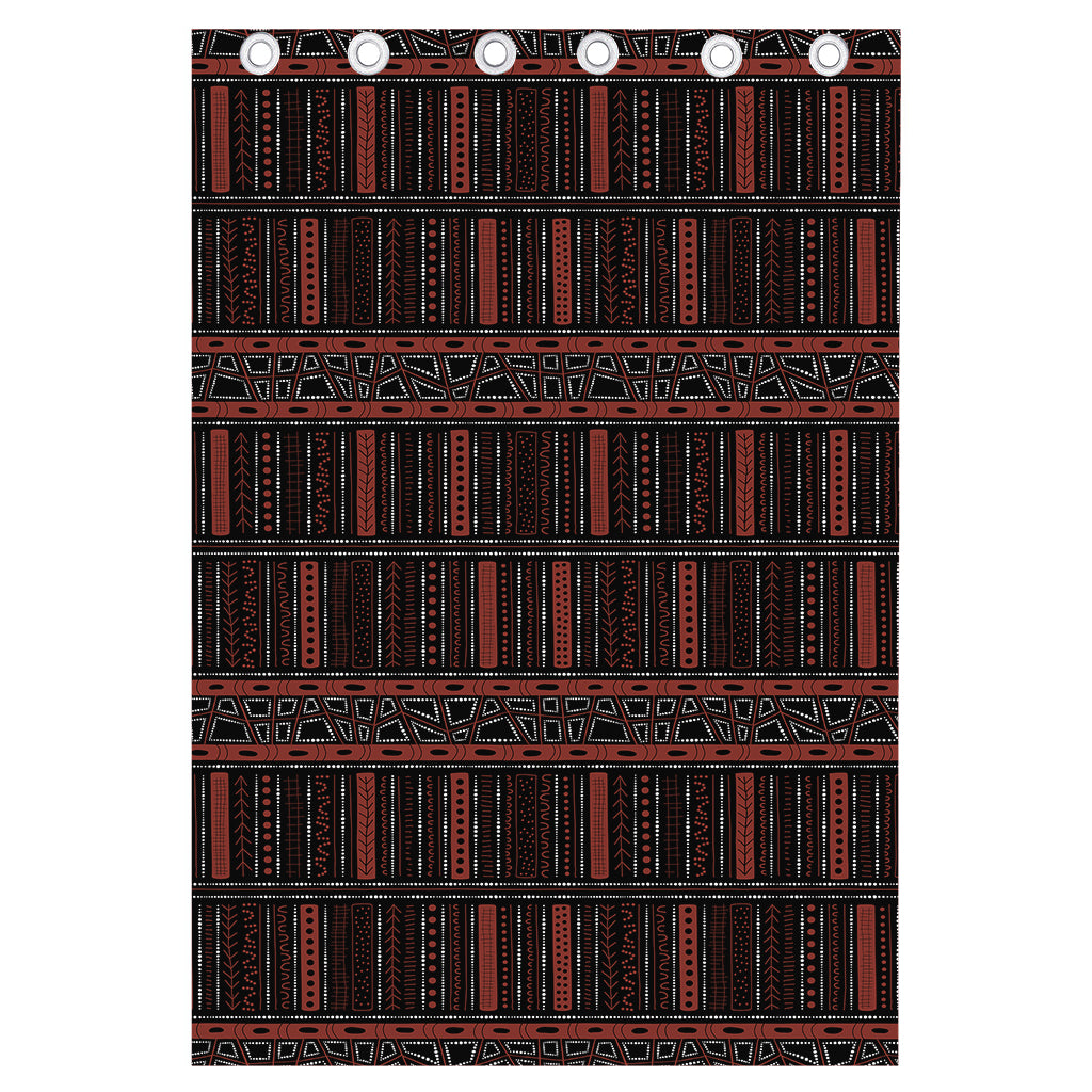 Aboriginal Indigenous Pattern Print Curtain