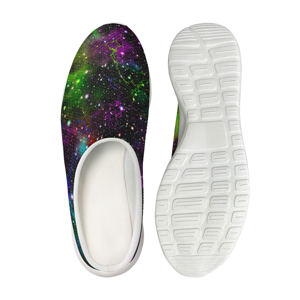 Abstract Dark Galaxy Space Print Mesh Casual Shoes