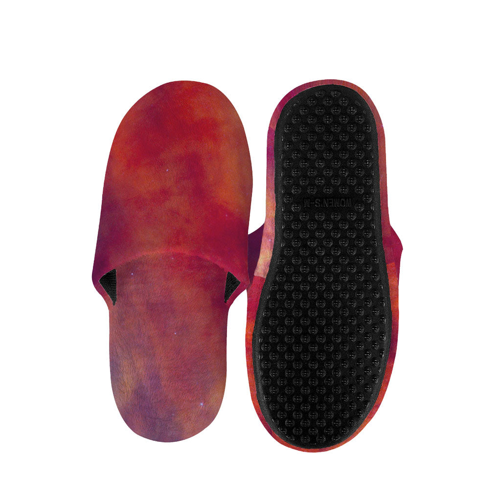 Abstract Nebula Cloud Galaxy Space Print Slippers