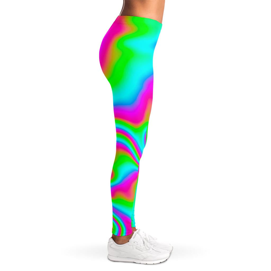 Abstract Psychedelic Trippy Print Women's Leggings