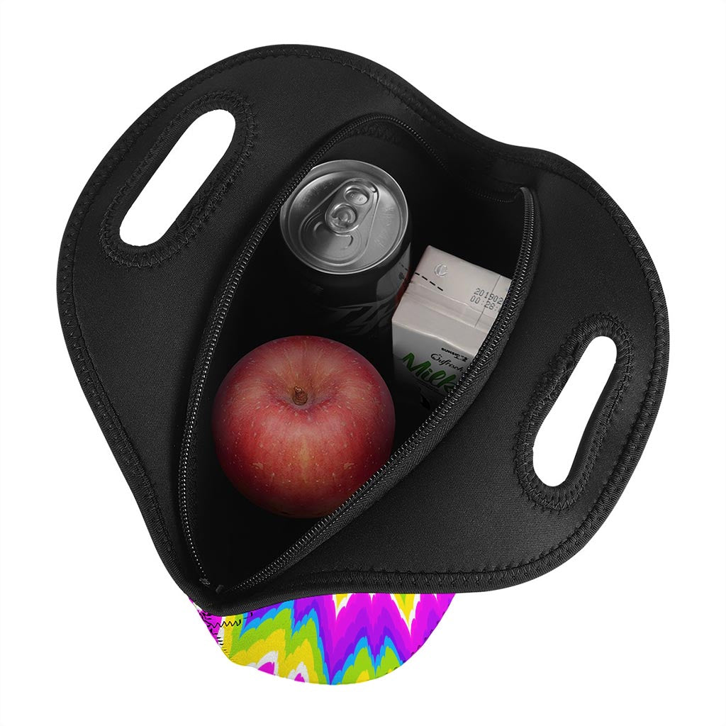 Abstract Spiral Moving Optical Illusion Neoprene Lunch Bag