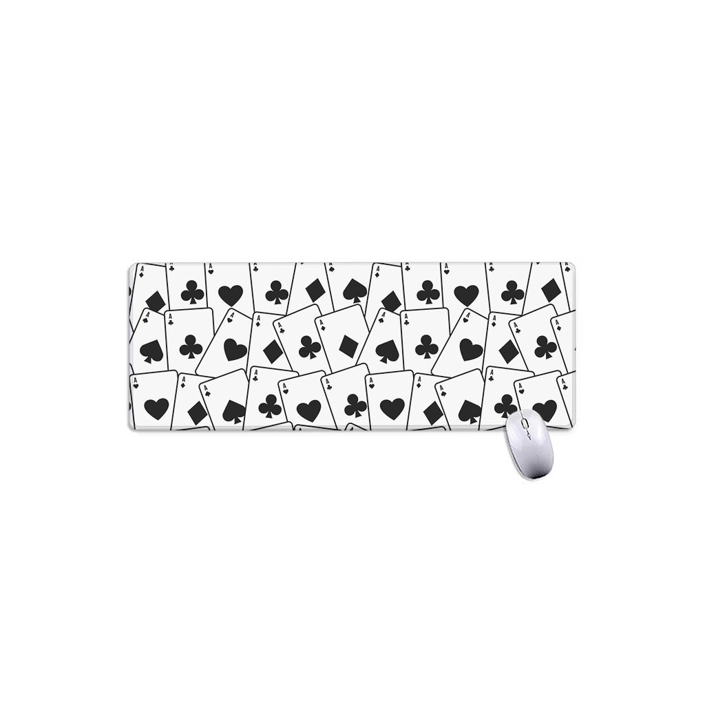 Ace Playing Cards Pattern Print Extended Mouse Pad