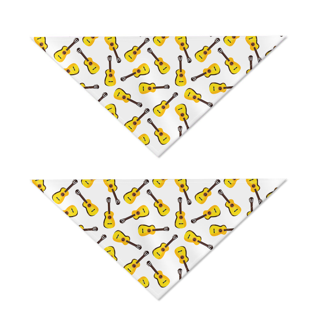 Acoustic Guitar Pattern Print Dog Bandana