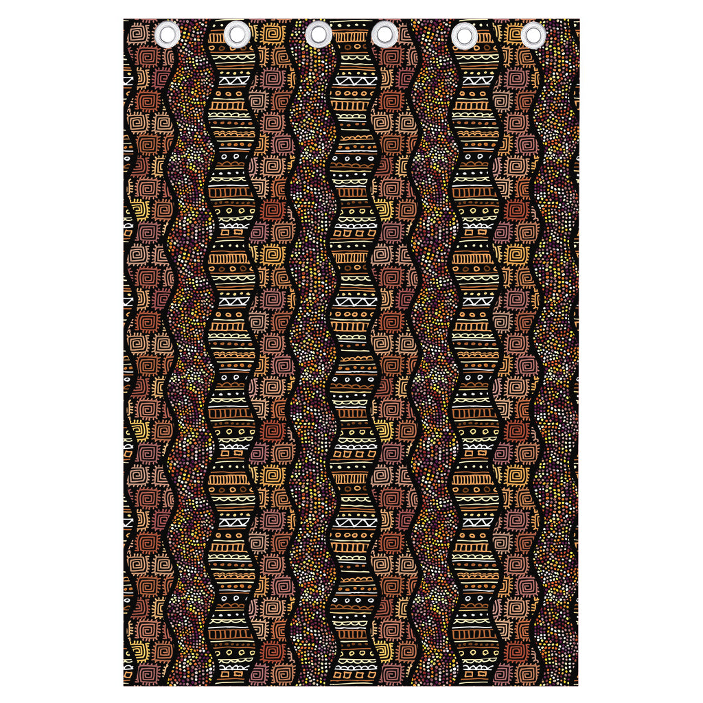 African Afro Inspired Pattern Print Curtain