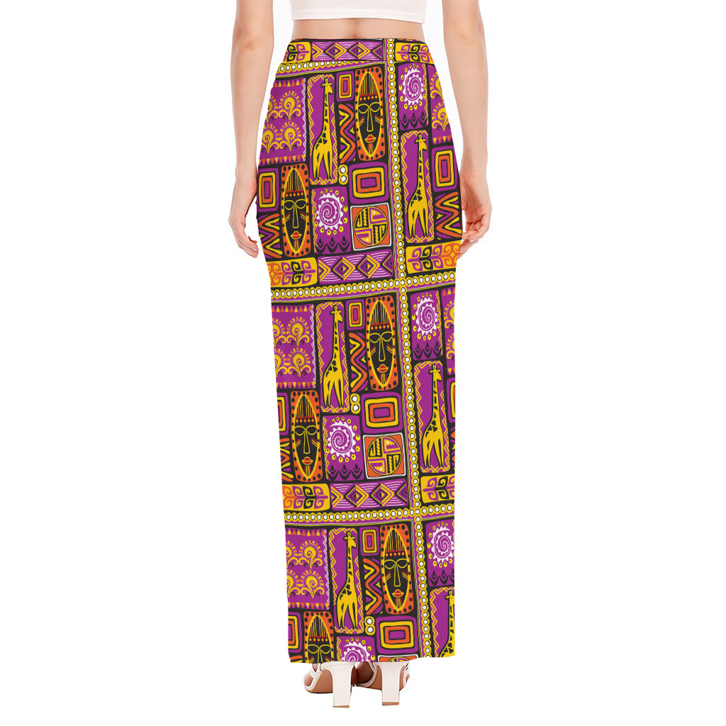 Maxi Slit Dress with Hat & Scarf Set SD01 Tribal main image 1