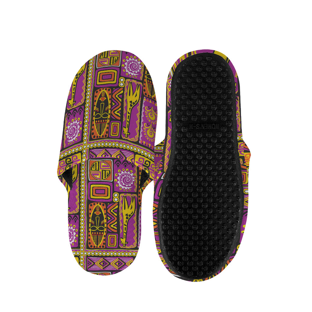 African Ethnic Tribal Inspired Print Slippers