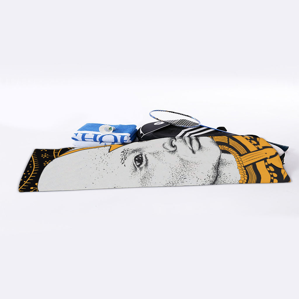 African Style Print Sports Towel