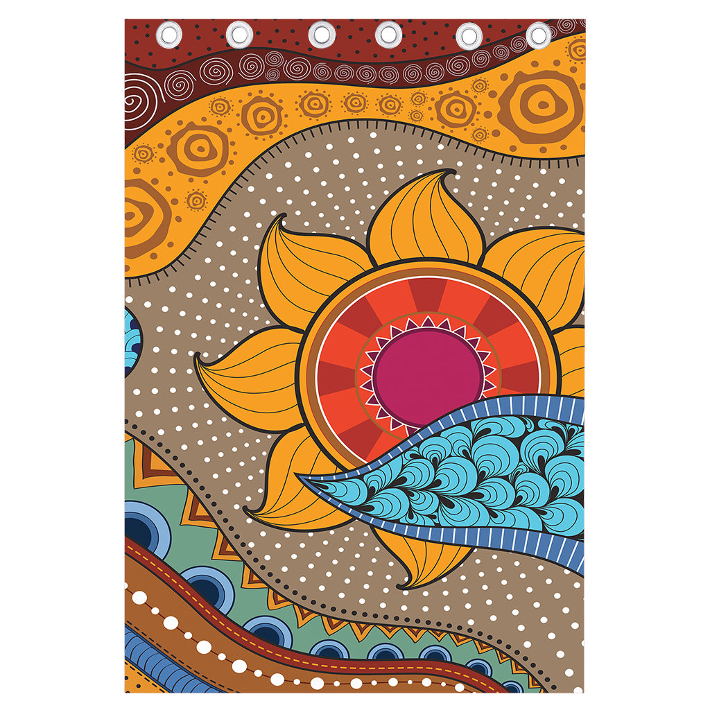 African Sun Print Curtain