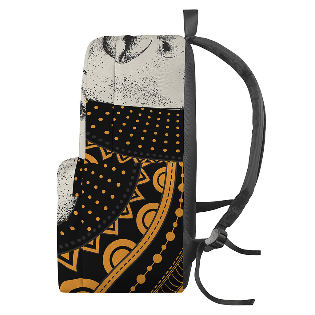 African Woman Print Backpack