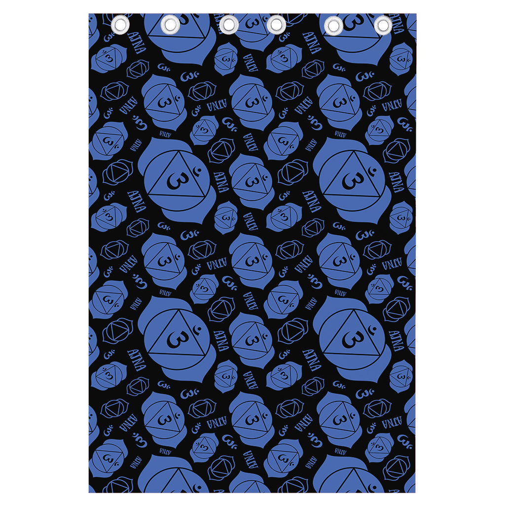 Ajna Chakra Pattern Print Curtain