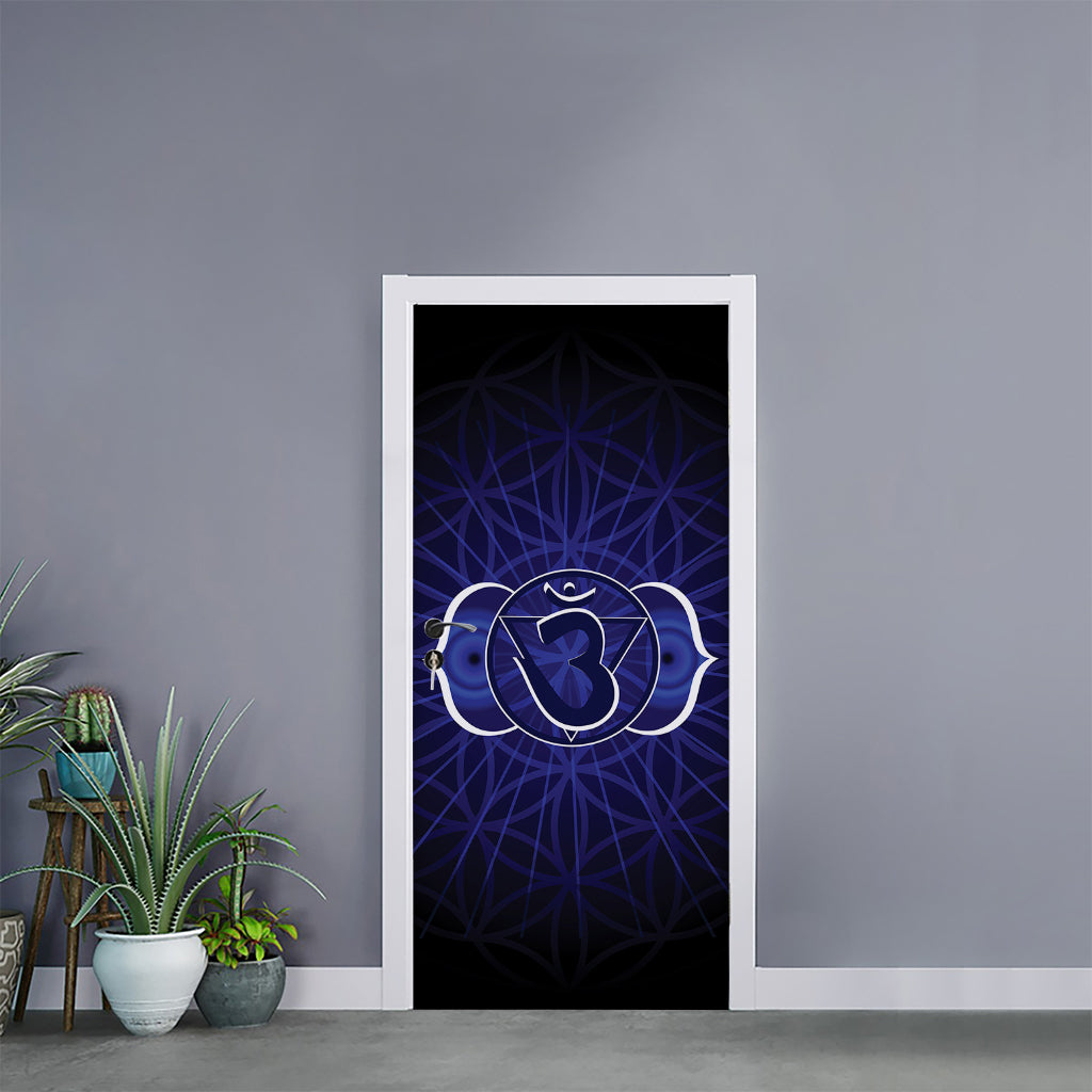 Ajna Chakra Spiritual Print Door Sticker