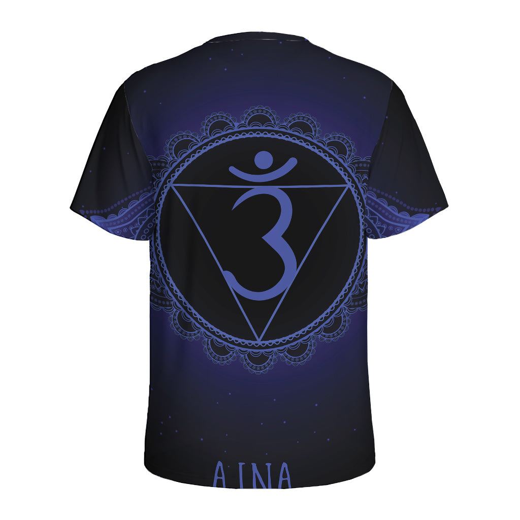 Ajna Chakra Symbol Print Men's Sports T-Shirt