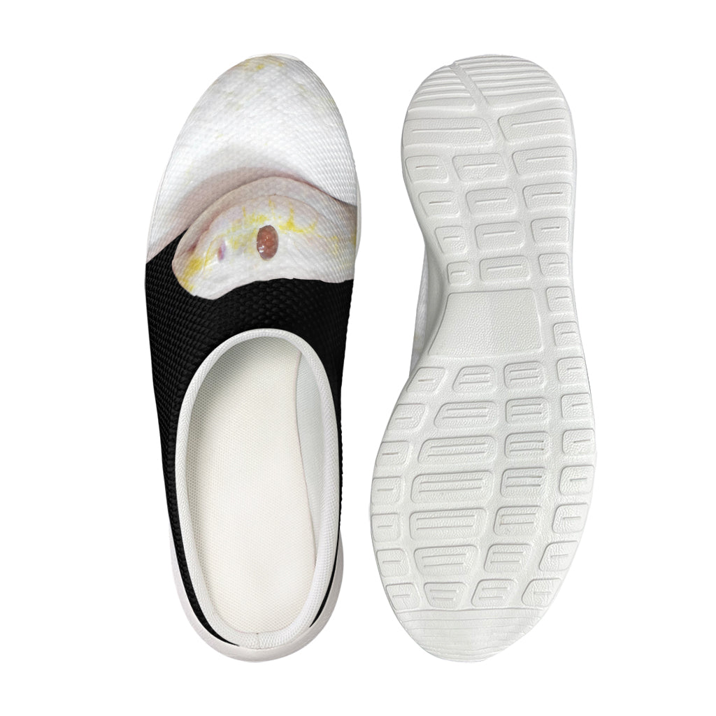 Albino Snake Print Mesh Casual Shoes