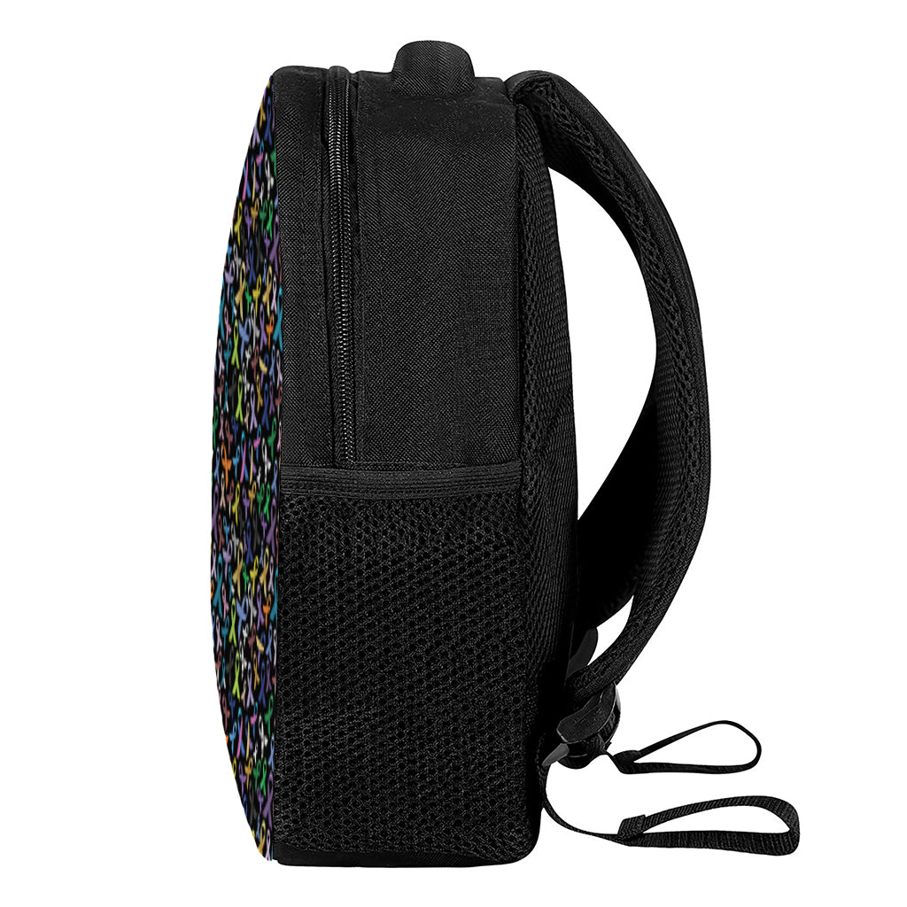 All Cancer Awareness Pattern Print Casual Backpack