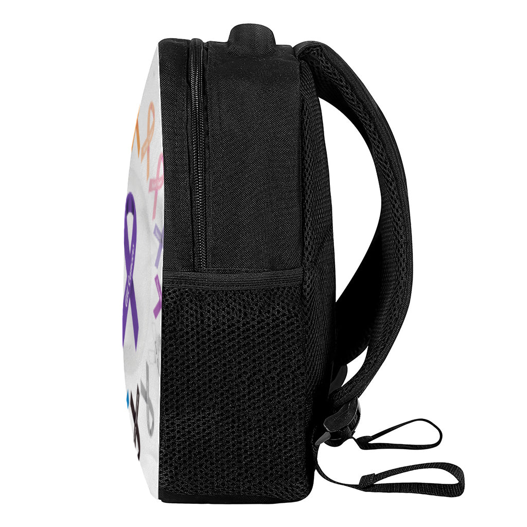 All Cancer Awareness Ribbons Print Casual Backpack