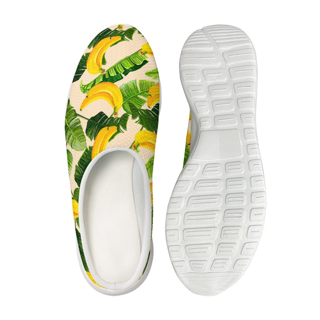 Aloha Banana Pattern Print Mesh Casual Shoes