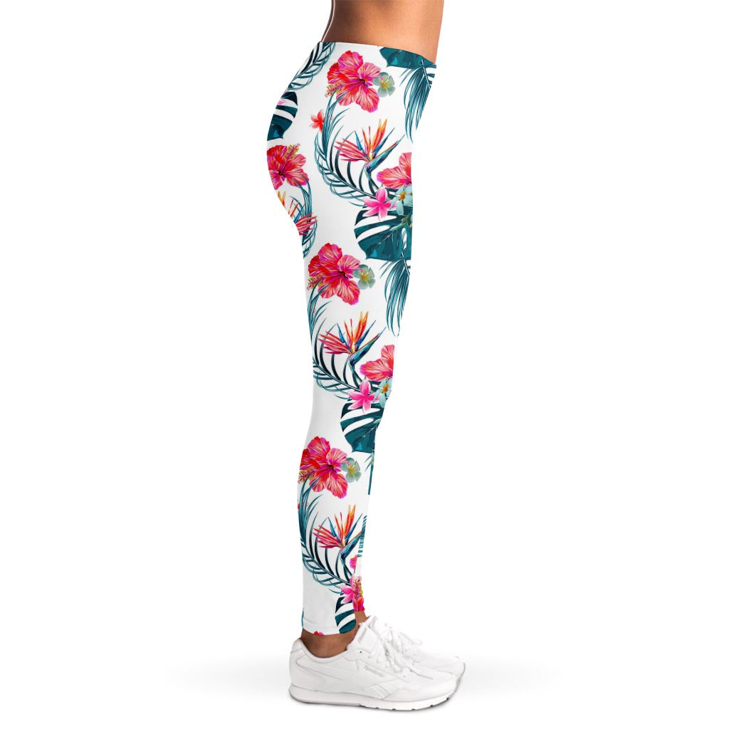 Aloha Hawaii Floral Pattern Print Women's Leggings