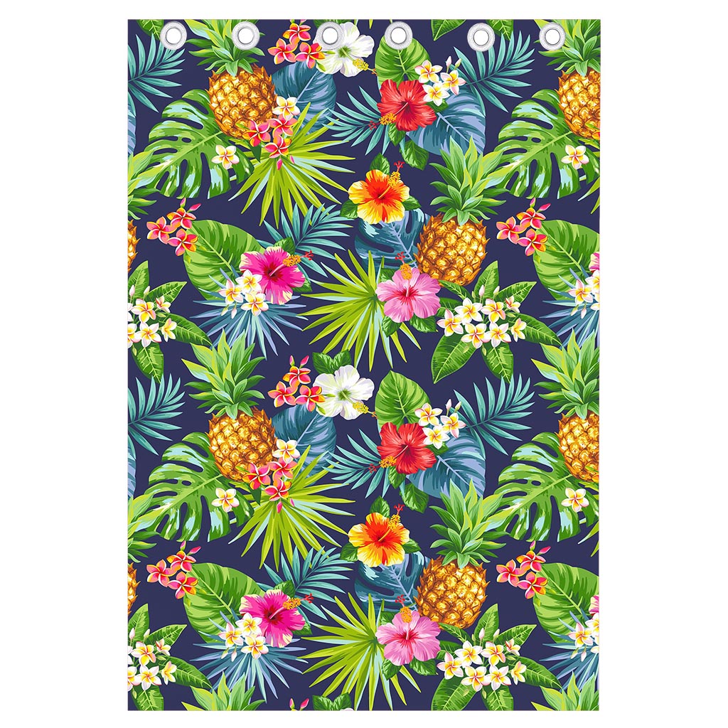Aloha Hawaii Tropical Pattern Print Curtain