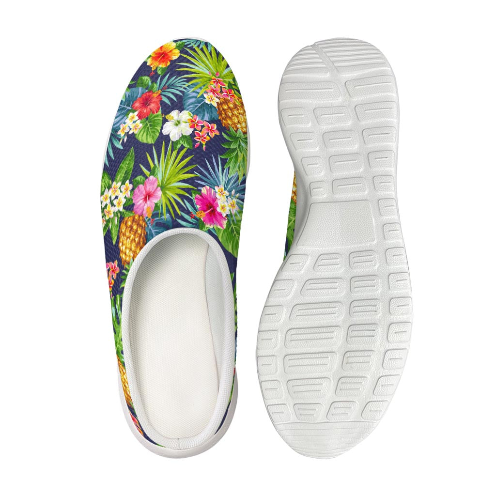 Aloha Hawaii Tropical Pattern Print Mesh Casual Shoes