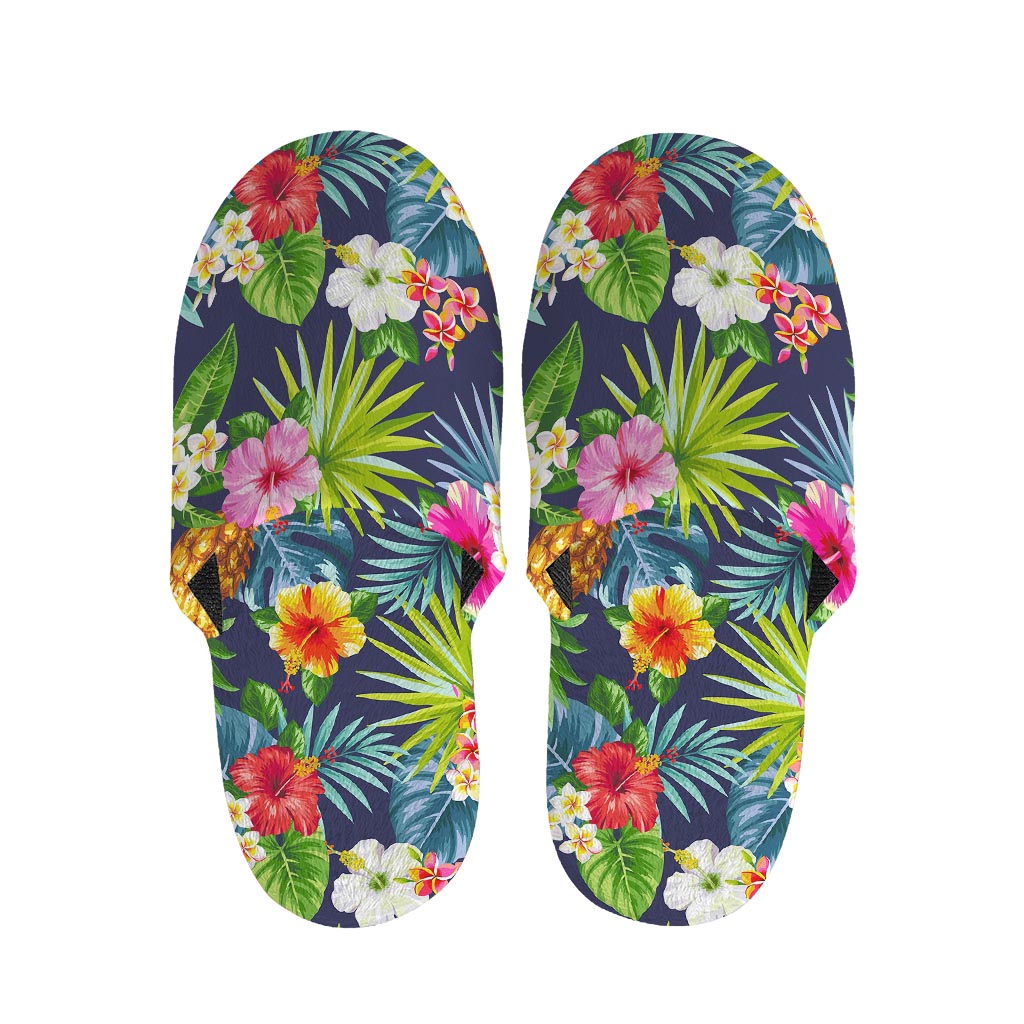 Aloha Hawaii Tropical Pattern Print Slippers