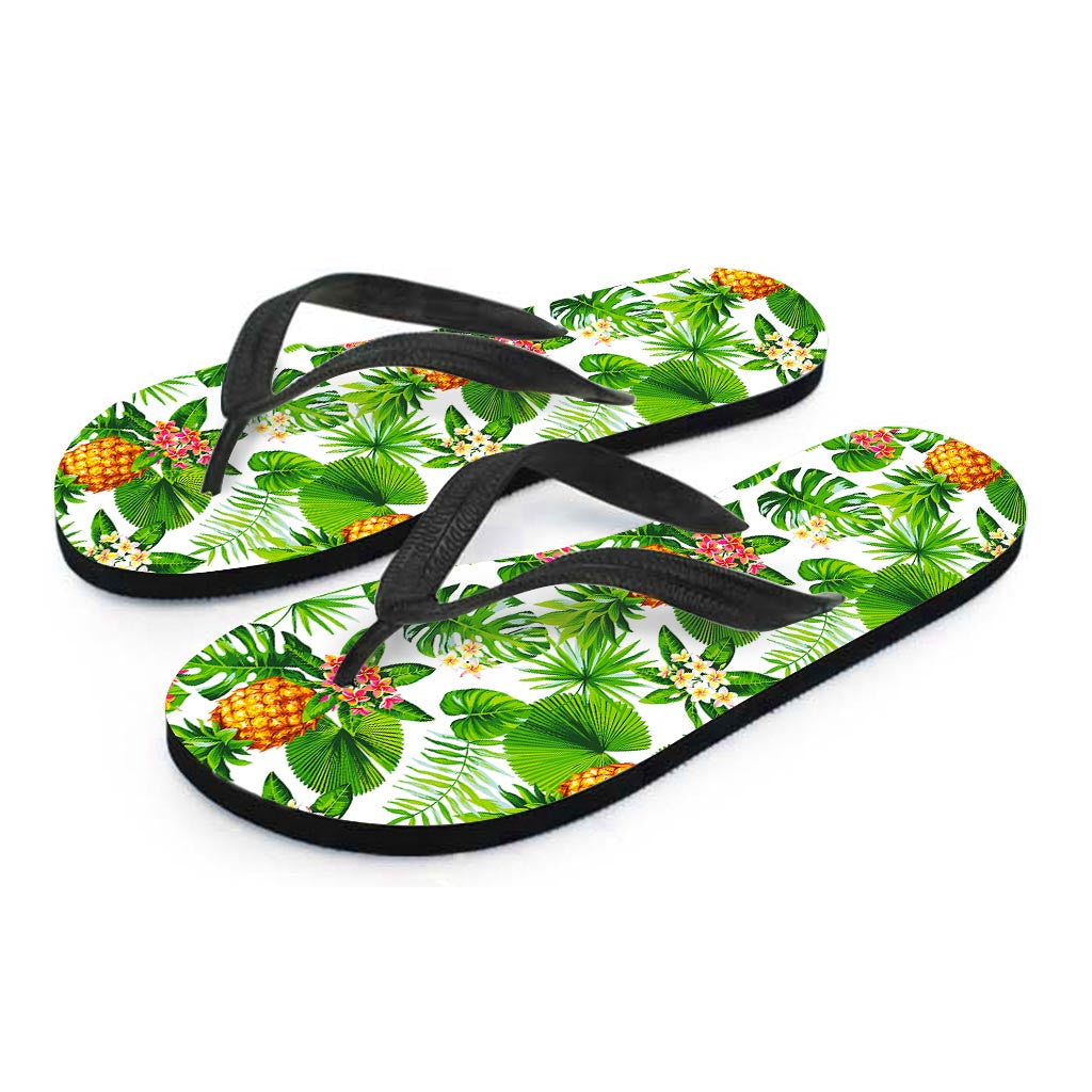 Aloha Hawaiian Pineapple Pattern Print Flip Flops