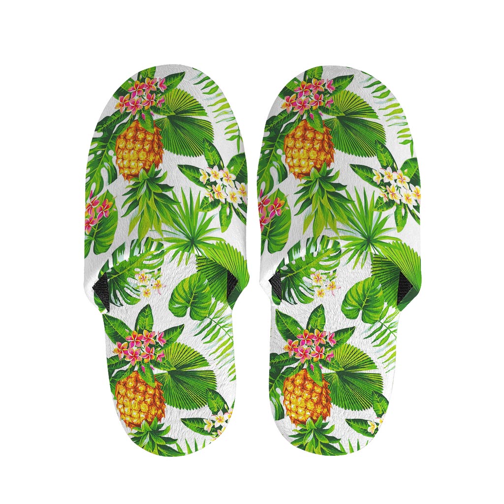 Aloha Hawaiian Pineapple Pattern Print Slippers