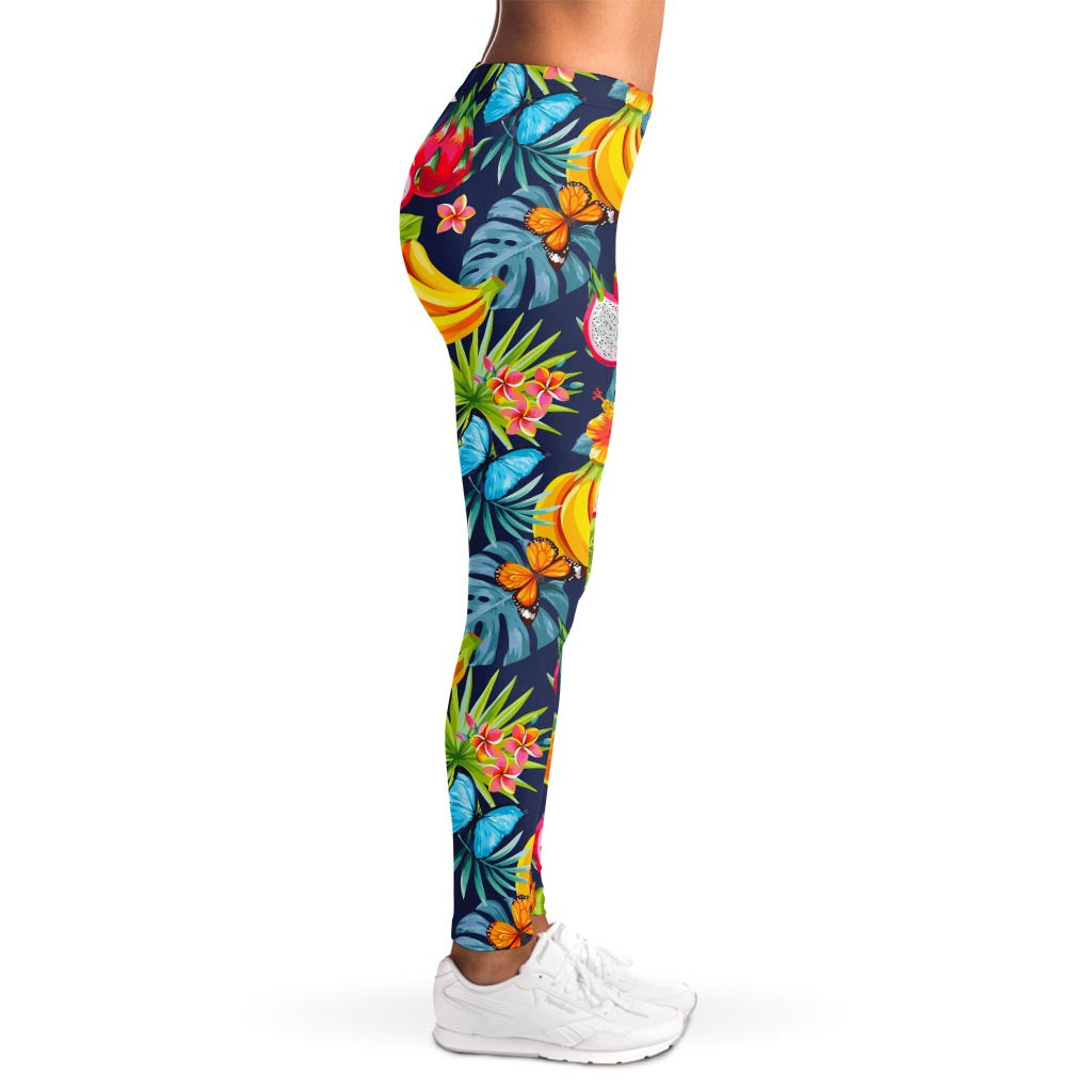 Aloha Tropical Fruits Pattern Print Women's Leggings