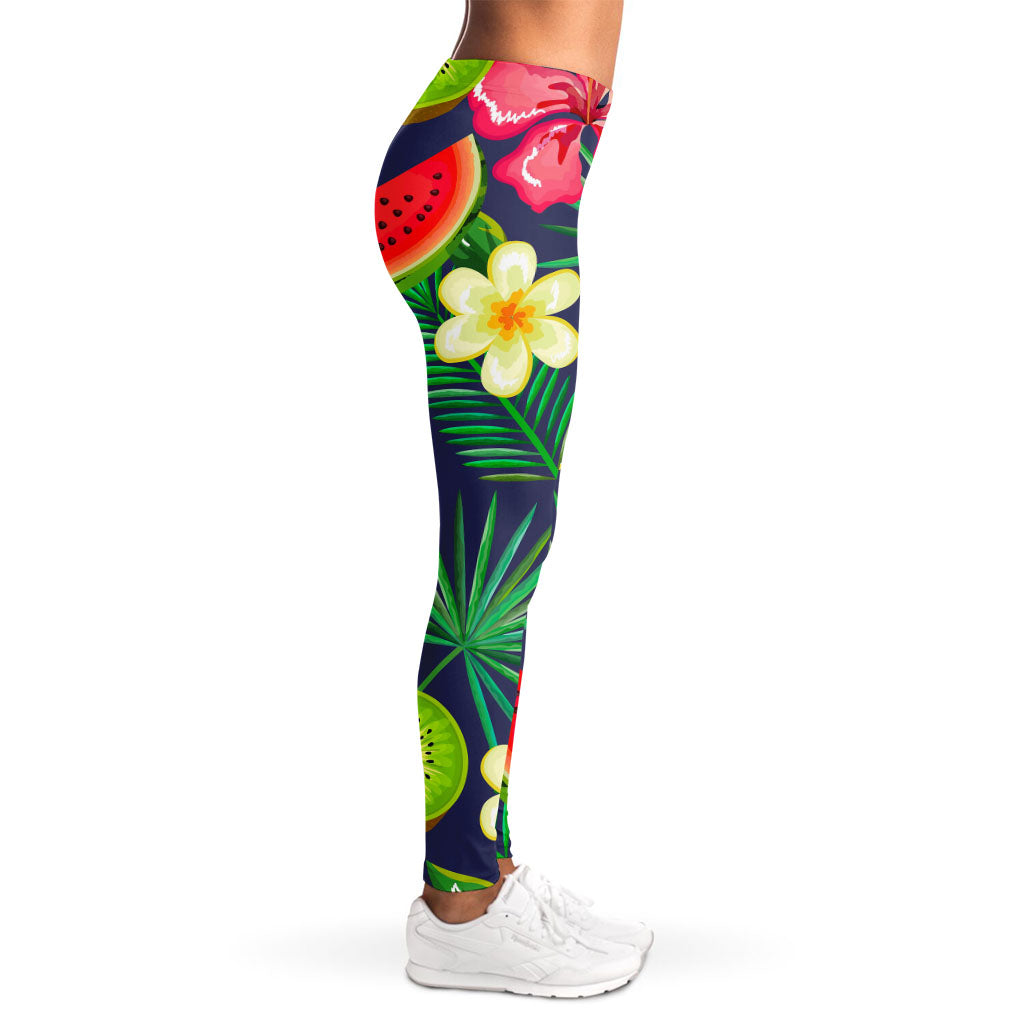Aloha Tropical Watermelon Pattern Print Women's Leggings