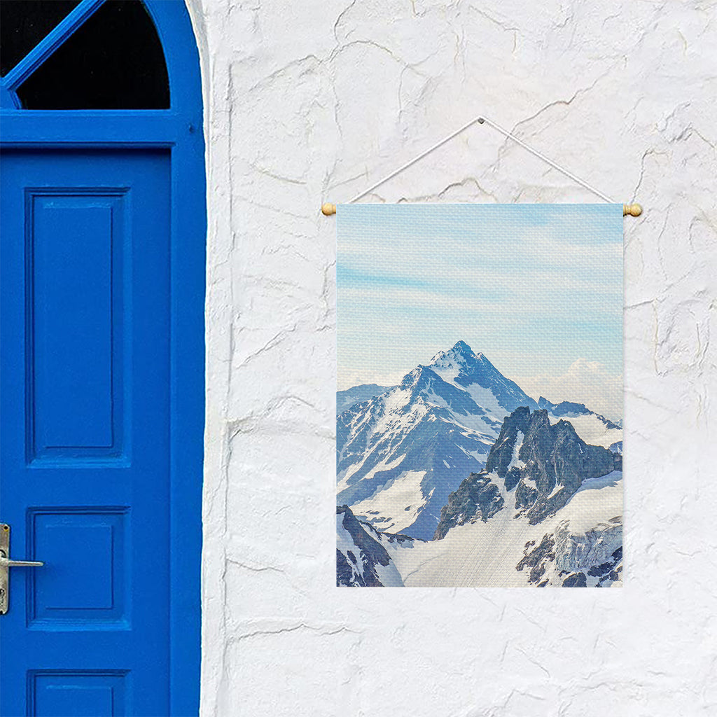 Alps Mountain Print Garden Flag