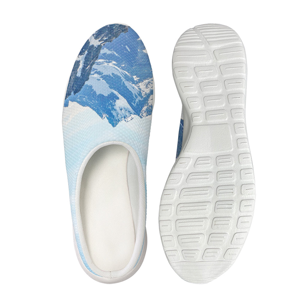 Alps Mountain Print Mesh Casual Shoes
