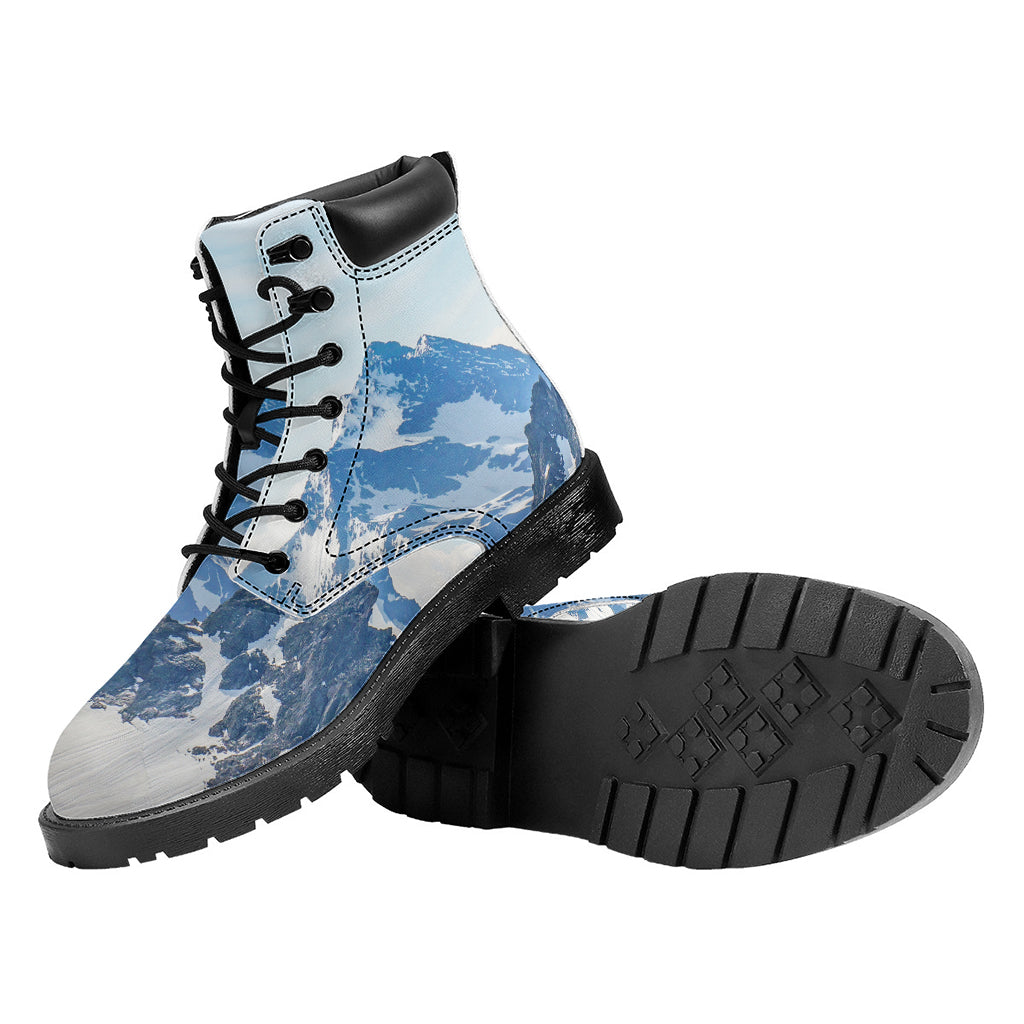 Alps Mountain Print Work Boots