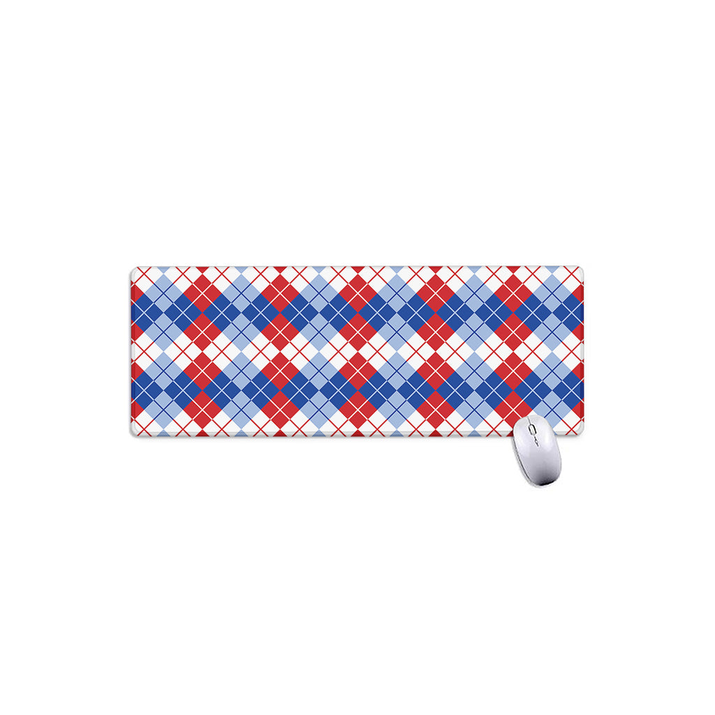 American Argyle Pattern Print Extended Mouse Pad