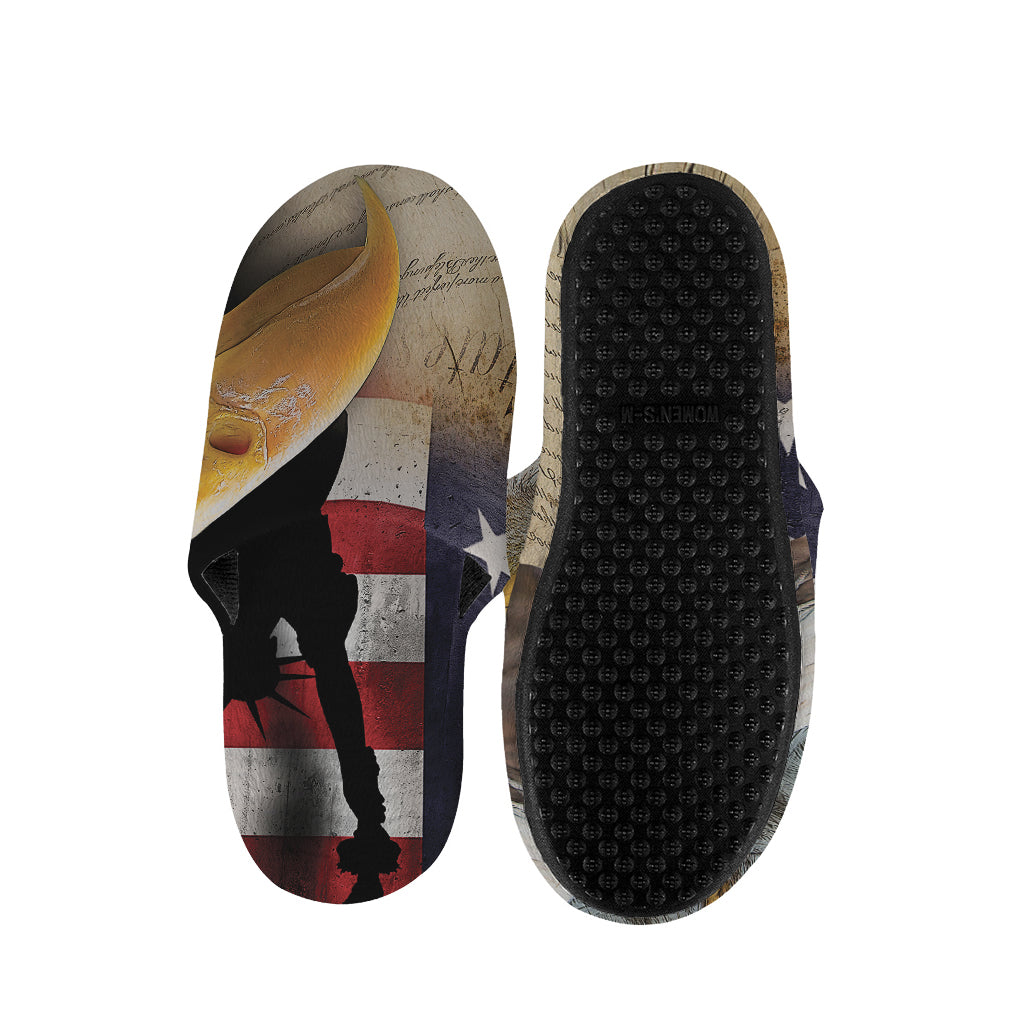 American Dream Of Liberty Print Slippers