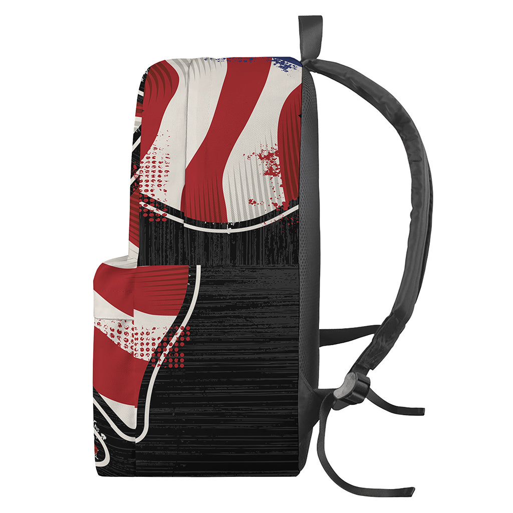 American Firefighter Emblem Print Backpack