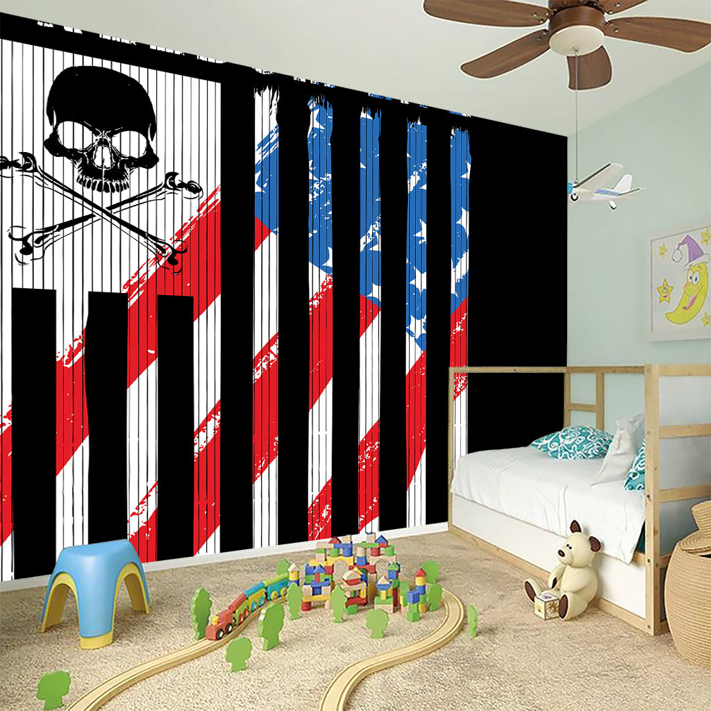 American Flag Freedom Life Print Wall Sticker