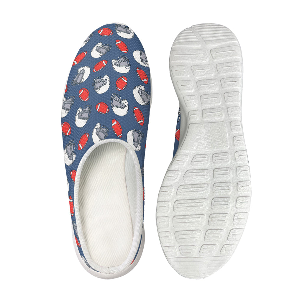 American Football Pattern Print Mesh Casual Shoes
