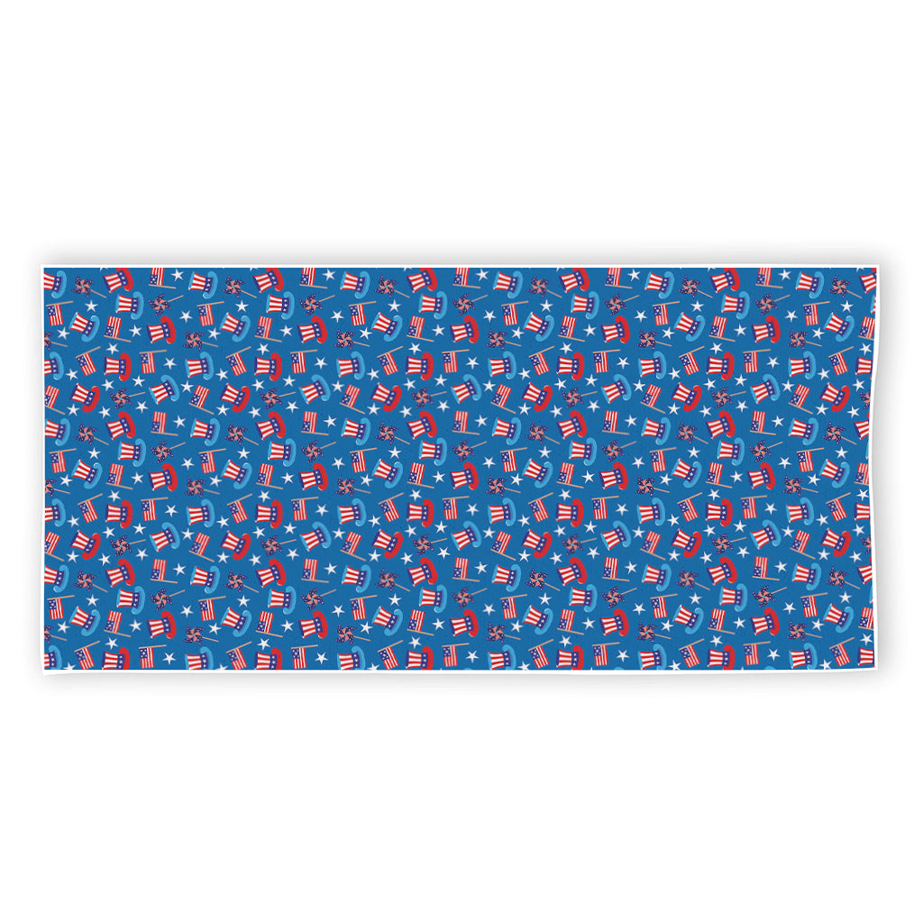 American Independence Day Pattern Print Beach Towel