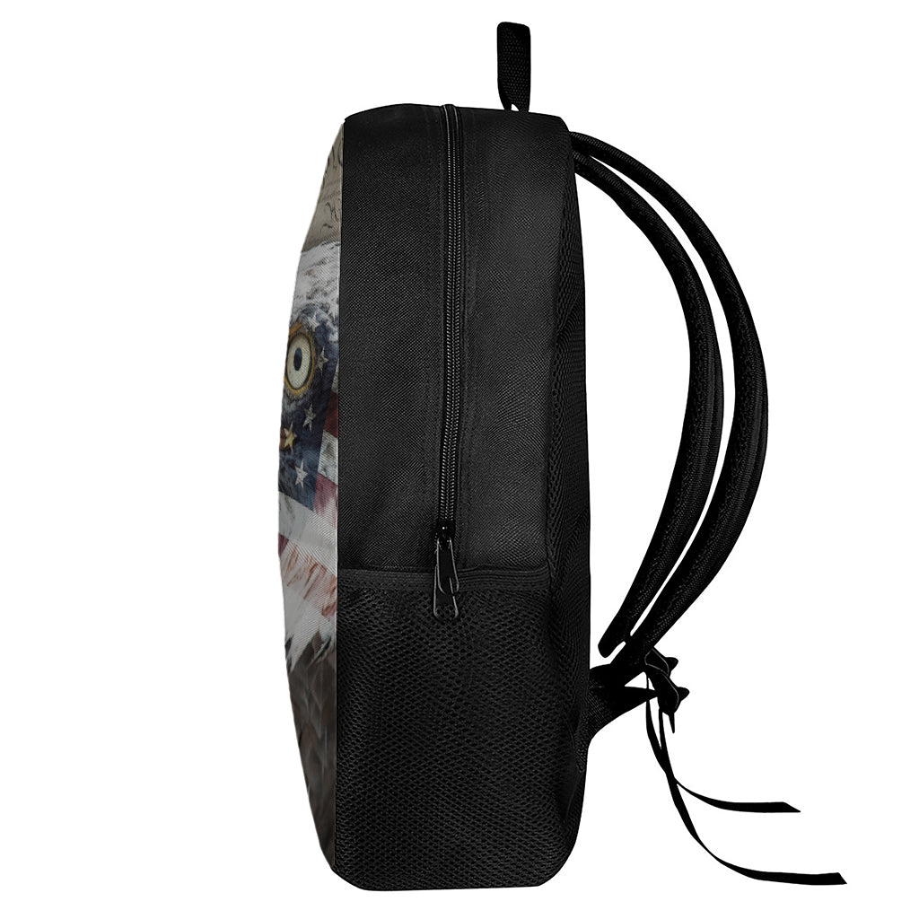 American Land Of Liberty Print 17 Inch Backpack