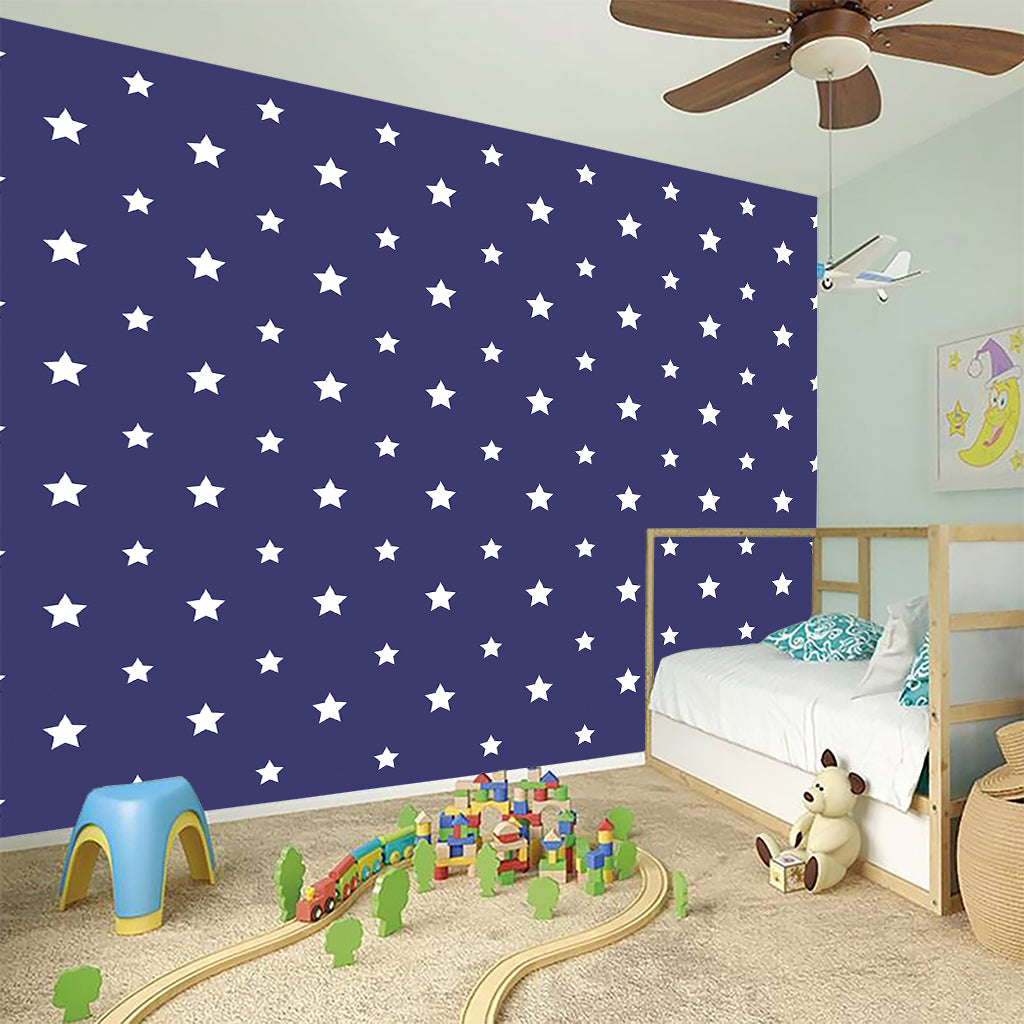 American Little Star Pattern Print Wall Sticker