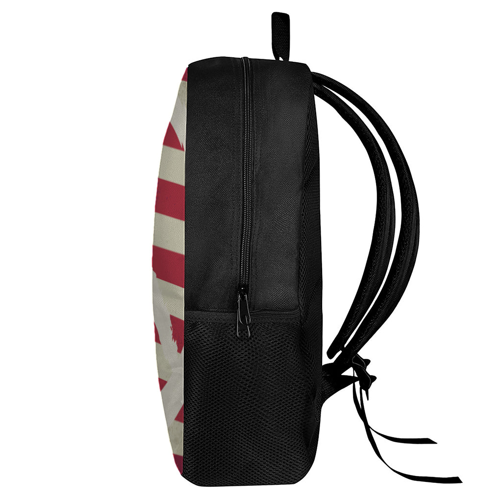 American Peace Flag Print 17 Inch Backpack