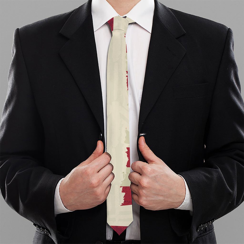 American Peace Flag Print Necktie