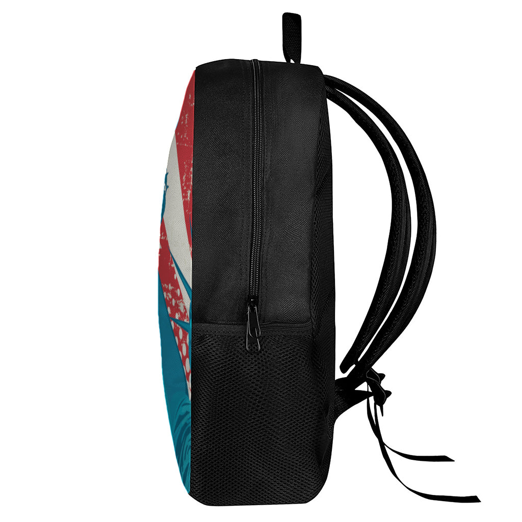 American Statue of Liberty Print 17 Inch Backpack