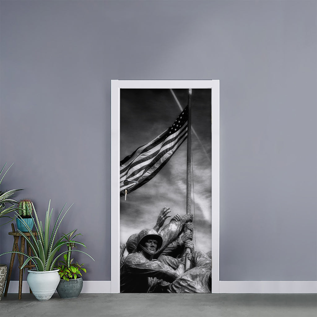 American War Memorial Print Door Sticker