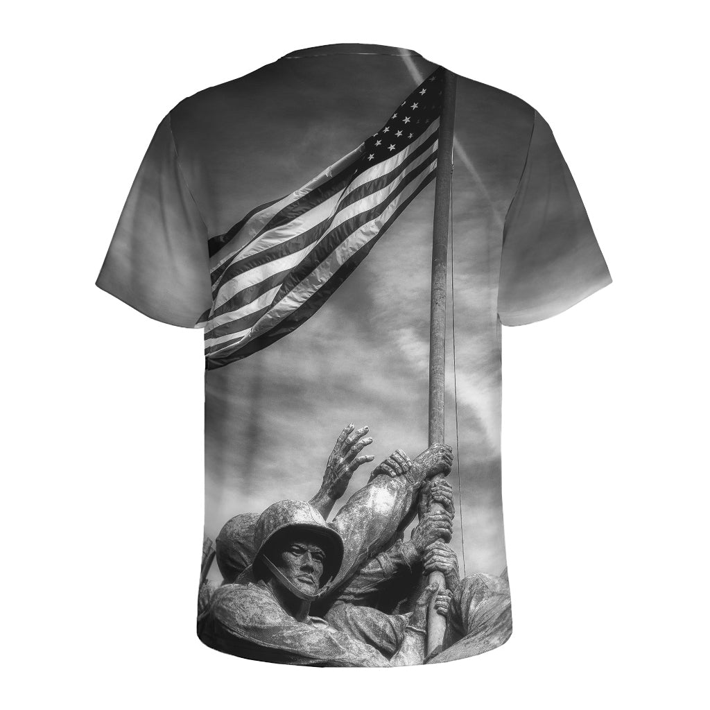 American War Memorial Print Men's Sports T-Shirt